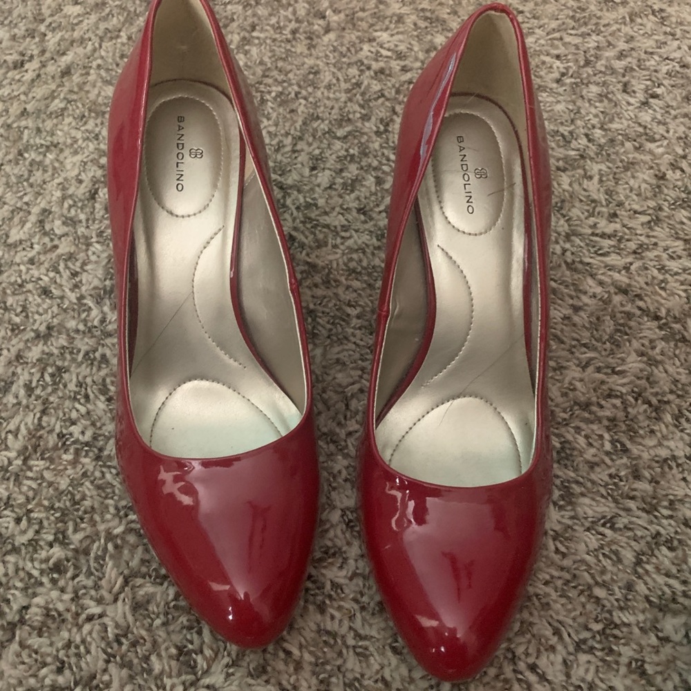 Red Bandolino Heels